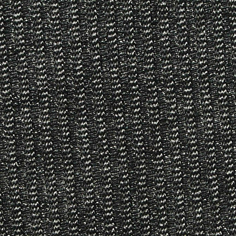 Dark Grey Marl Rib Knit, Viscose-Metallic