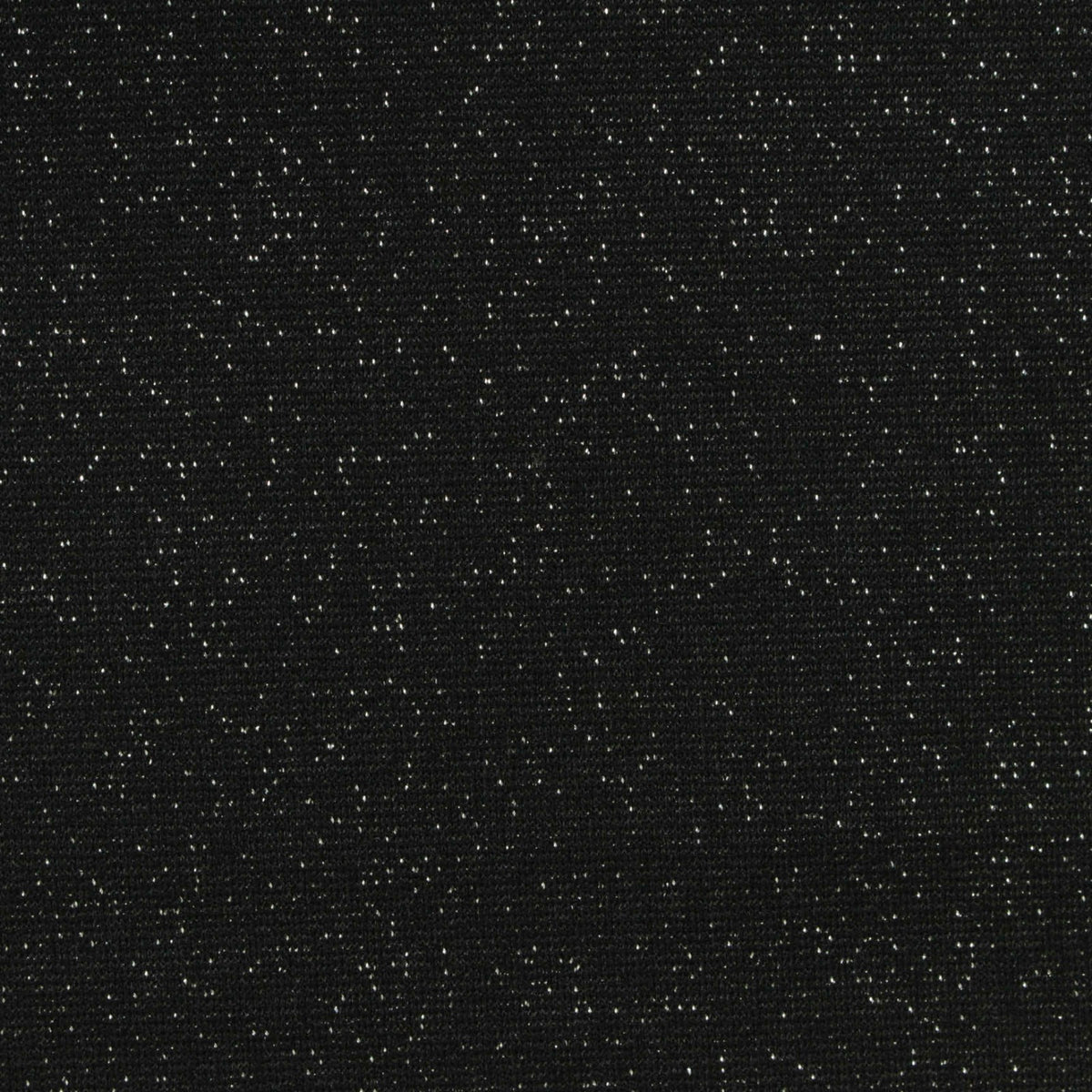 Black Marl Ponte Knit, Polyester, 250 gsm