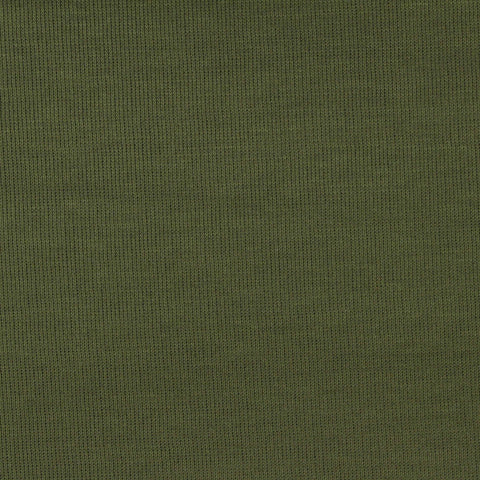 Cotton Polyester Scuba Knit Fabric, 312 gsm, 187 cm — Green