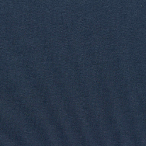 Cotton Scuba Knit Fabric, 368 gsm, 167 cm — Navy