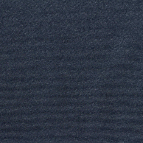 Dark Blue Marl Jersey Knit, Cotton-Poly, 163 gsm, 169 cm
