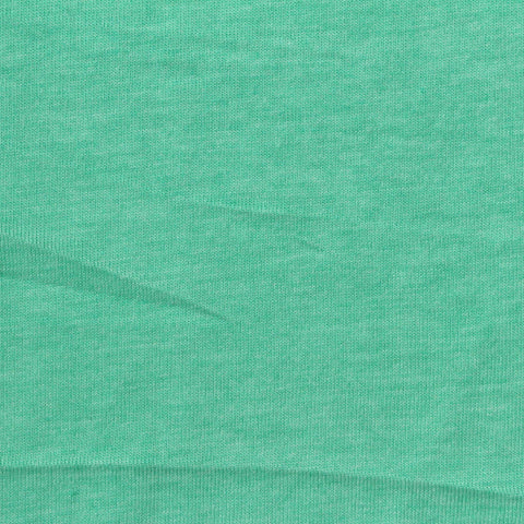 Light Green Marl Jersey Knit, Poly-Cotton, 165 gsm