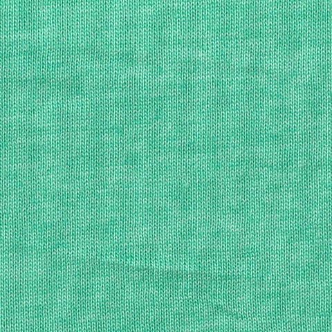 Light Green Marl Jersey Knit, Poly-Cotton, 165 gsm
