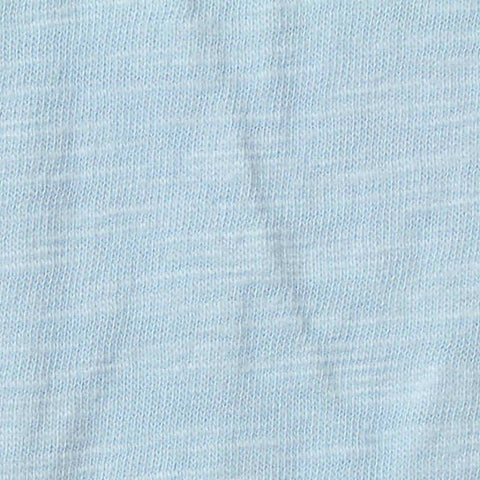 Light Blue Heathered-Marl Jersey Knit, Cotton