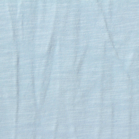 Light Blue Heathered-Marl Jersey Knit, Cotton