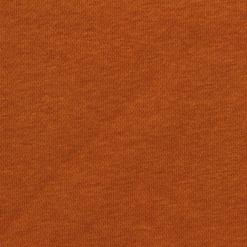 Brushed 100% Cotton French Terry Fabric, 300 gsm, 173 cm — Orange