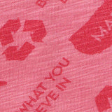 Printed Modal Cotton Stretch Jersey Knit Fabric, 161 gsm, 188 cm — Pink — texture