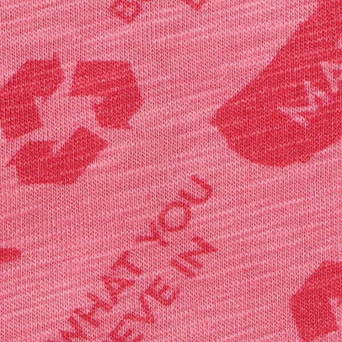 Printed Modal Cotton Stretch Jersey Knit Fabric, 161 gsm, 188 cm — Pink