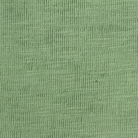 Cotton Polyester Rib Knit Fabric, 325 gsm, 156 cm — Green
