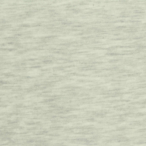 Light Grey Marl French Terry, Viscose-Poly, 278 gsm