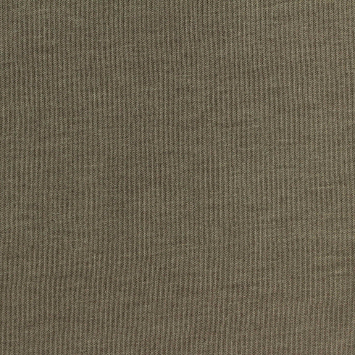 Olive Marl Jersey Knit, Poly-Cotton, 171 gsm