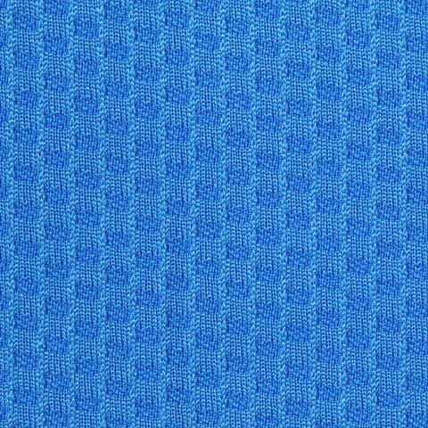 Jacquard 100% Polyester Knit Fabric, 206 gsm, 148 cm — Blue