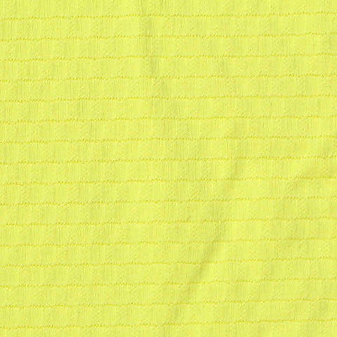 Jacquard Polyester Stretch Knit Fabric, 117 gsm, 147 cm — Yellow