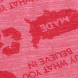 Printed Slub Modal Cotton Stretch Jersey Knit Fabric, 140 gsm, 190 cm — Pink — texture