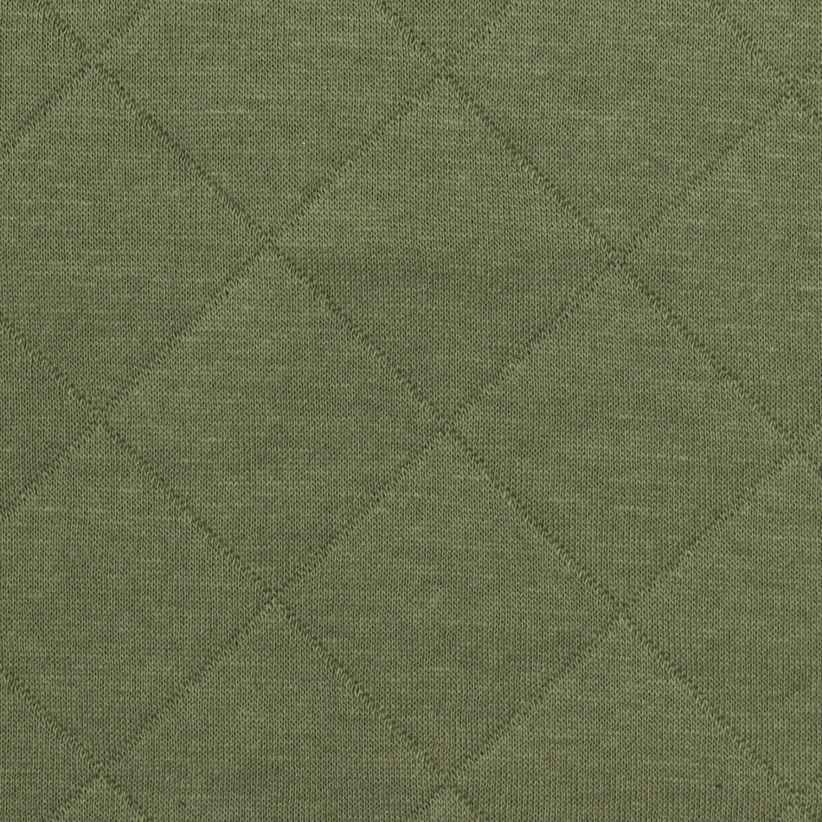 Olive Diamond Jacquard, Poly-Cotton, 280 gsm