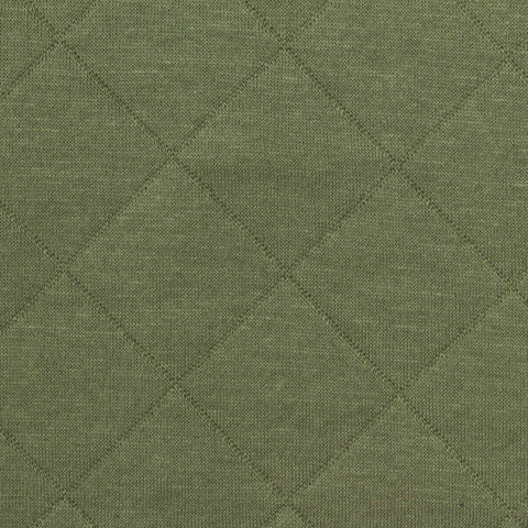 Olive Diamond Jacquard, Poly-Cotton, 280 gsm