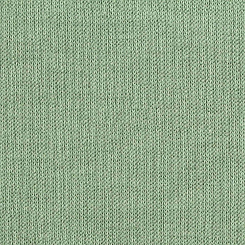Cotton Viscose Rib Knit Fabric, 390 gsm, 166 cm — Green