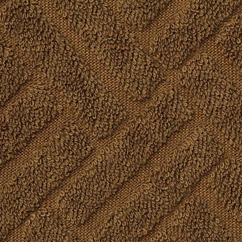 Brown Tone-on-Tone French Terry, Cotton-Poly