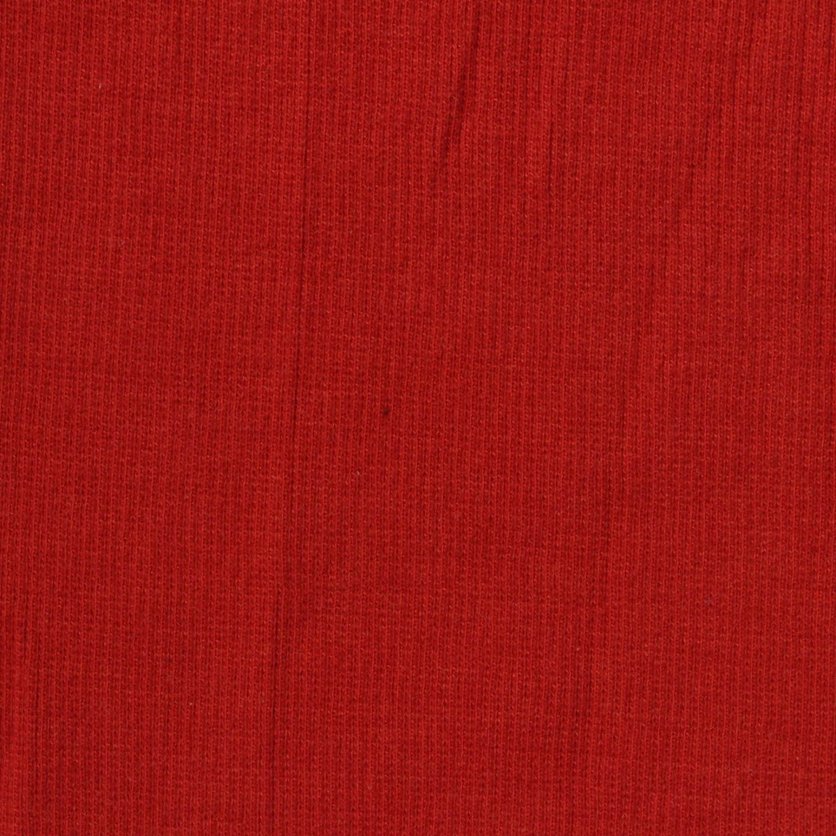 Polyester Cotton Stretch Rib Knit Fabric, 302 gsm, 99 cm — Red