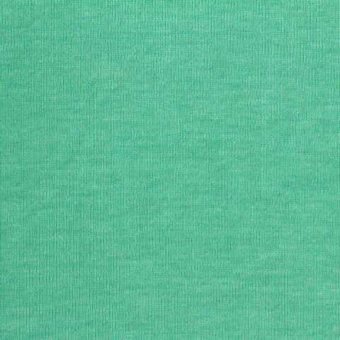 Polyester Cotton Rib Knit Fabric, 223 gsm, 187 cm — Green