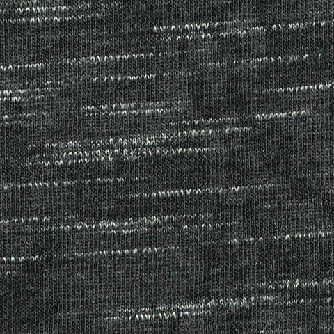 Dark Grey Marl Jersey Knit, Cotton, 171 gsm