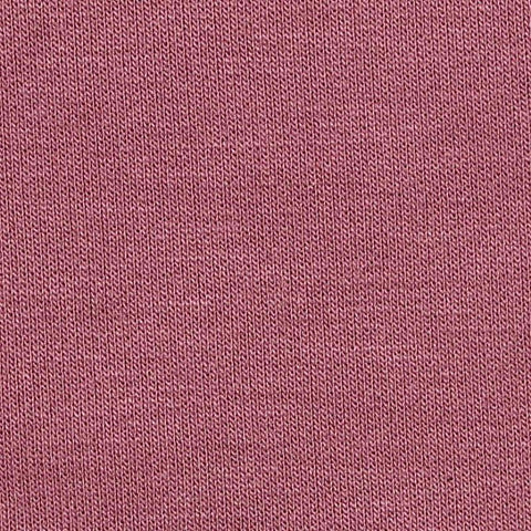 Brushed Polyester Viscose Stretch French Terry Fabric, 250 gsm, 150 cm — Pink