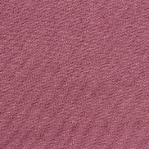 Brushed Polyester Viscose Stretch French Terry Fabric, 250 gsm, 150 cm — Pink