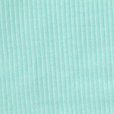Polyester Viscose Stretch Rib Knit Fabric, 240 gsm, 130 cm — Blue — texture