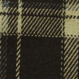 Dark Brown Plaid Jacquard, Poly-Viscose — texture