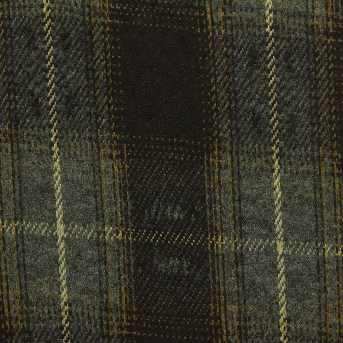 Grey Plaid Jacquard, Polyester, 345 gsm