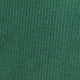 Viscose Stretch Rib Knit Fabric, 270 gsm, 125 cm — Green — texture
