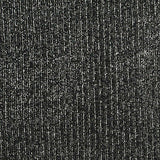 Dark Grey Marl Rib Knit, Cotton — texture