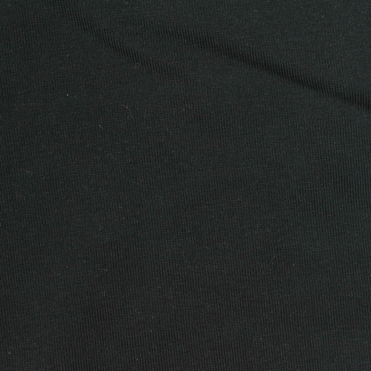 Cotton Polyester Jersey Knit Fabric, 220 gsm, 168 cm — Black
