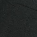 Cotton Polyester Jersey Knit Fabric, 220 gsm, 168 cm — Black