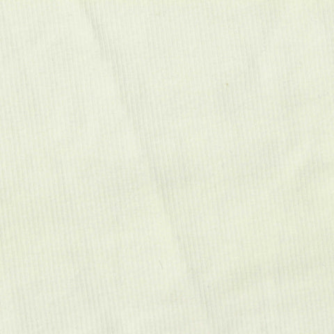 Cotton Stretch Rib Knit Fabric, 250 gsm, 120 cm — White