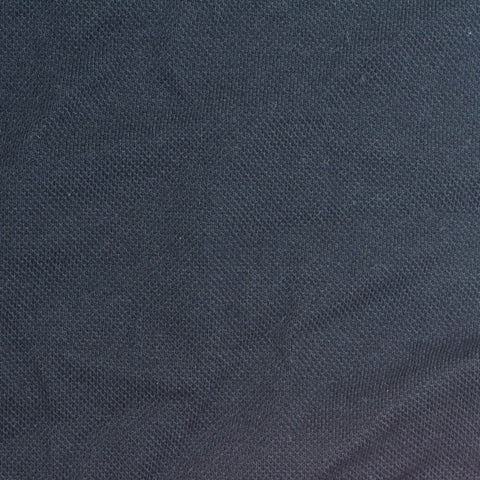 Cotton Polyester Stretch Piqué Knit Fabric, 180 gsm, 180 cm — Navy, ref EF-269811