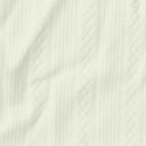 Off-White Vertical-Line Pointelle Knit, Poly-Viscose