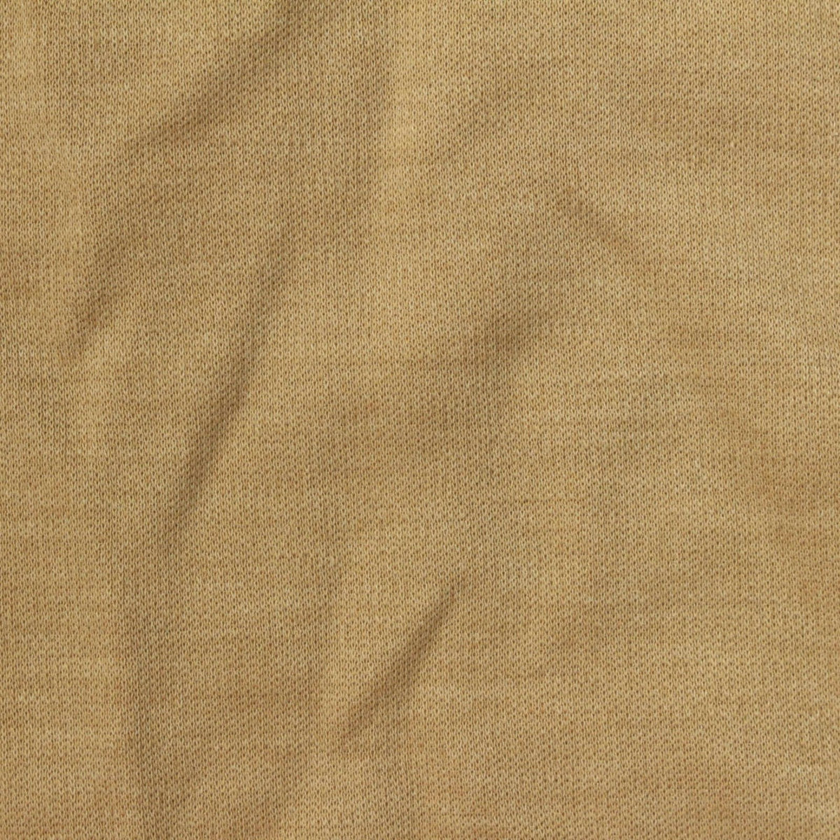 Cotton Polyester Stretch Rib Knit Fabric, 240 gsm, 165 cm — Khaki