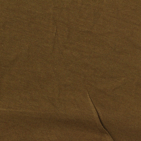 Cotton Viscose Jersey Knit Fabric, 140 gsm, 160 cm — Khaki