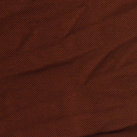 Cotton Modal Piqué Knit Fabric, 260 gsm, 160 cm — Brown