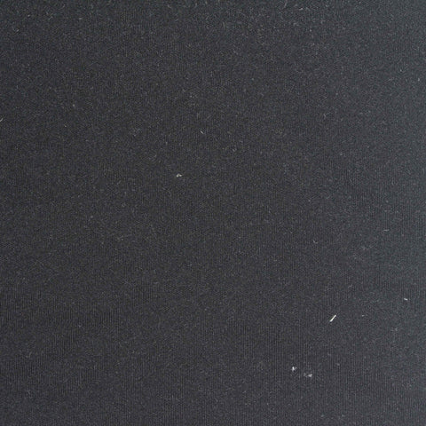 Brushed Polyester Stretch Sateen Fabric, 220 gsm, 168 cm — Black