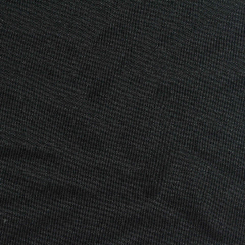 100% Polyester Interlock Knit Fabric, 310 gsm, 165 cm — Black