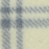 Light Blue Plaid Fleece, Polyester — texture