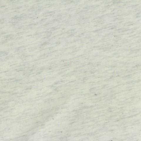 Light Grey Marl Jersey Knit, Cotton, 140 gsm, 170 cm