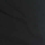 Viscose Nylon Stretch Ponte Knit Fabric, 320 gsm — Black