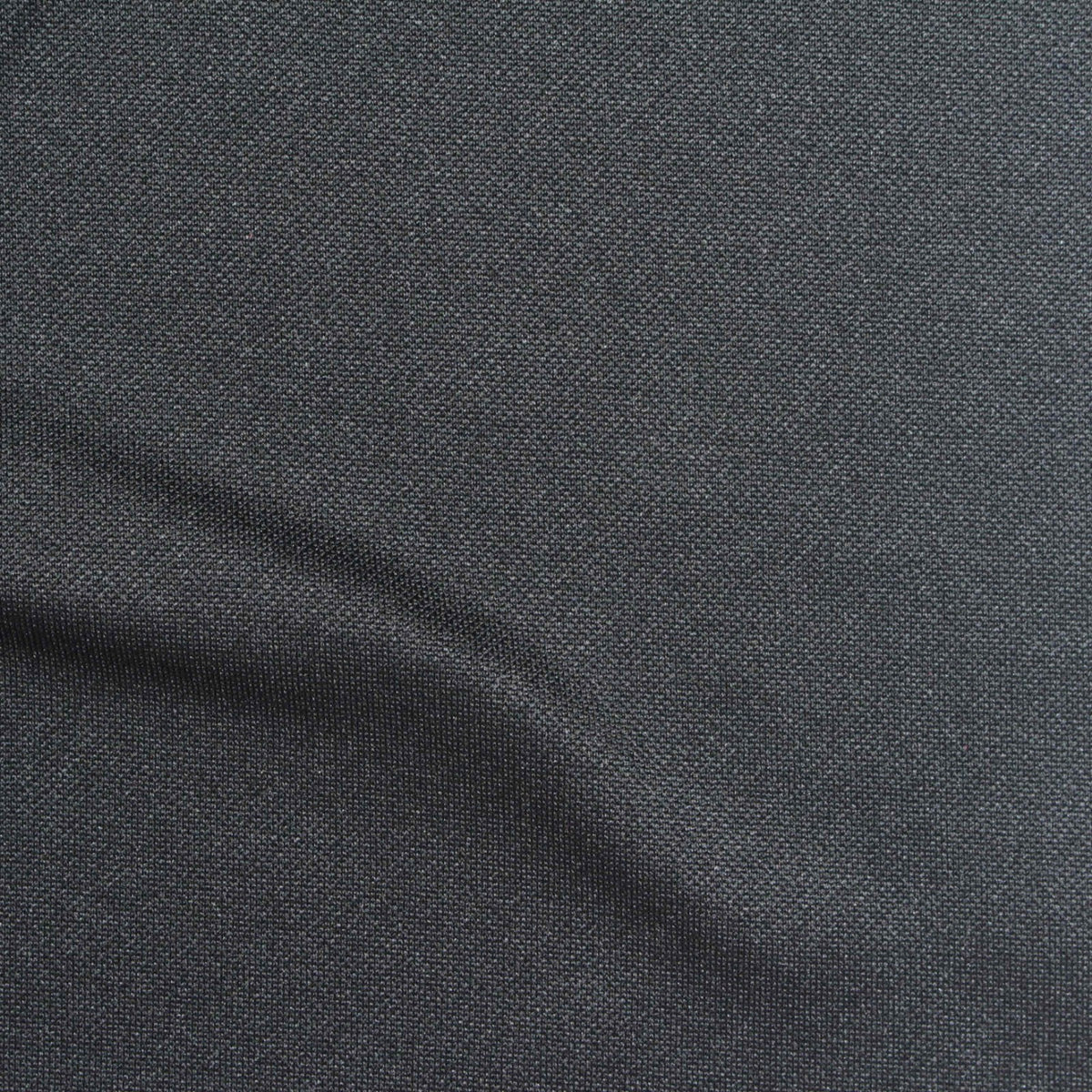 Dark Grey Marl Piqué Knit, Viscose-Poly, 275 gsm