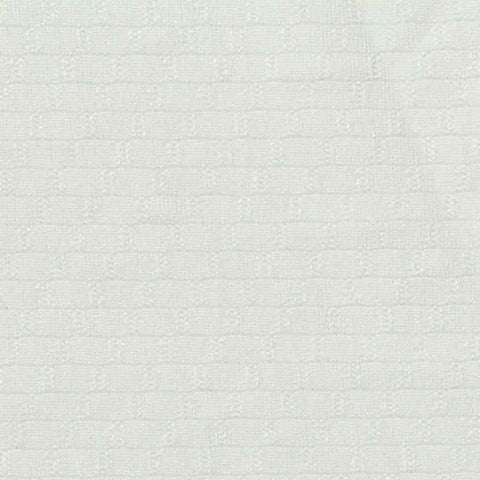 Jacquard Polyester Stretch Knit Fabric, 270 gsm, 165 cm — White