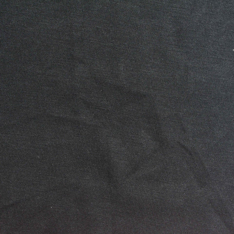 Tencel Lyocell Viscose Stretch Jersey Knit Fabric, 150 gsm, 160 cm — Black