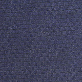 Dark Blue Geometric Jacquard, Polyester — texture