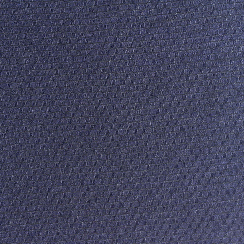 Dark Blue Geometric Jacquard, Polyester, 180 gsm, 160 cm